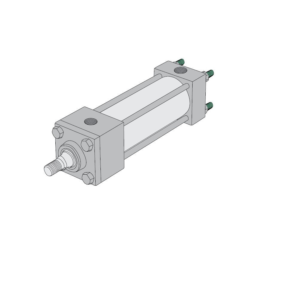 X2AM-04A1C-AAA2 NUMATICS/AVENTICS NFPA CYLINDER A SERIES 2 1/2" BORE 4" STROKE,EXT TIE ROD CAP, MAGNET